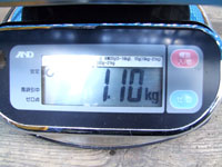�P�[�X�̏d��1.1kg